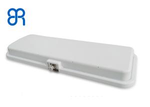 China Vehicle Management Long Range RFID Antenna Gain 12dBic Linear Polarization White RFID Antenna factory