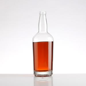 China 100ml 375ml 500ml 750ml Liquor Glass Bottle for Vodka Gin Whiskey Rum with Cork factory