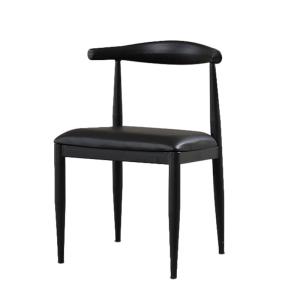 China Modern PU Dining Chairs , Leather Metal Hans Wegner Dining Chair factory