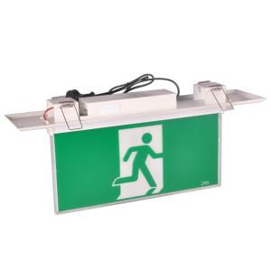 China 6500k Recessed Blade Spitfire Emergency Exit Light White 4watt EGS4RS factory