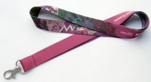 China School Use Polyester Dye Sublimation Lanyards Customized Logo For Safety factory