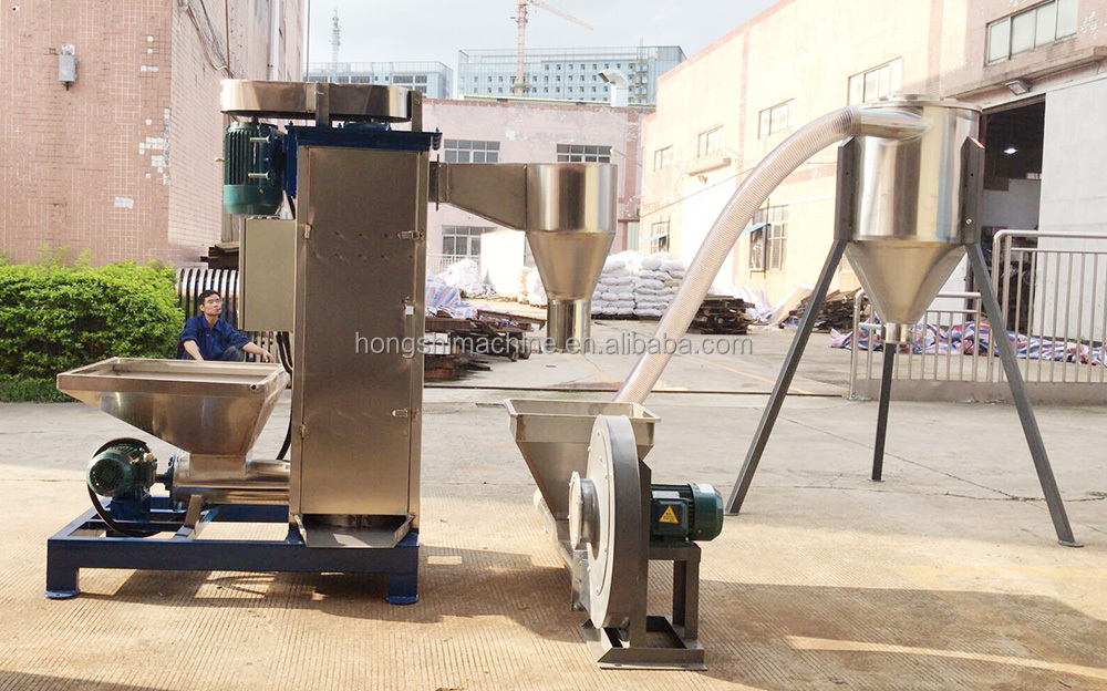High quality stainless steel vertical plastic dryer machine / PVC flakes centrifugal plastic drying machine