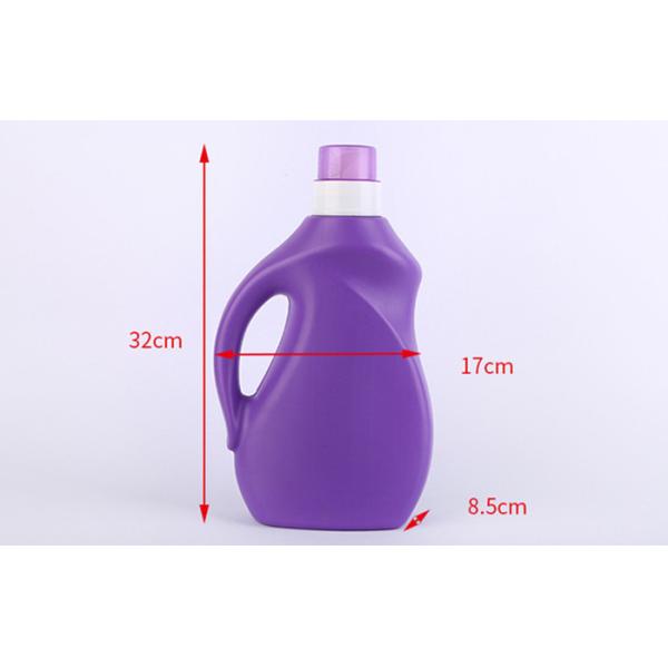Plastic HDPE Customized Liquid Empty Laundry Detergent Bottles Jugs 2 Liters