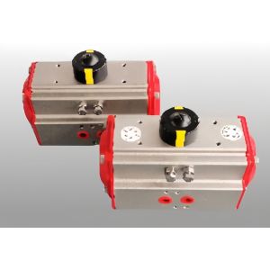 Hard Anodizing Single Action Pneumatic Actuator Simple Effect Pneumatic Valve
