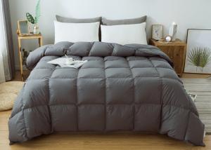 China 2.1kg Ultra Soft Reversible 40s 100 Goose Down Quilt factory