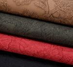 3D Retro Floral Embossed PVC Leather For Handbag Packaging Box Decorative Fabric