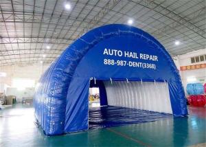 China Lightweight Blue Airtight Inflatable Tunnel Tent For Advertising , Celebration factory