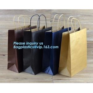 China Portable Promotional Custom Packaging Bag Grocery Paper Bag Handle,eco friendly newest luxury wedding dress paper bag on sale