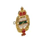 Pin 3d Embossed Craft Army Metal Badges Military Gold Silver Blank Button Badge