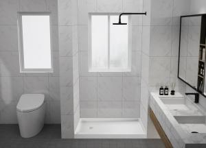 China JND-C6032-L Acrylic Shower Tray White CUPC Certified Fade Resistant factory