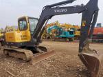 0.2m3 Bucket EC55 5 Ton Mini Used Volvo Excavator