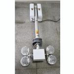 3.8m vehicle roof mount pneumatic telescopic mast light tower for fire tenders