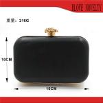 High end handmade bag accessories light gold 16*10 mm rectangle shape purse box