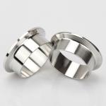 RTS 304/316L Stainless Steel Sanitary Food Grade Clamped Ferrule for Quick Pipe