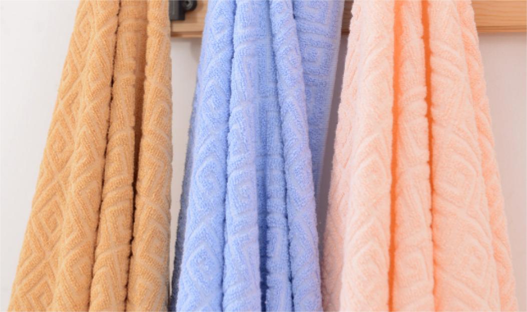 Rectangle Cotton Bath Towels for Adults Soft and Eco-Friendly 100% Pure