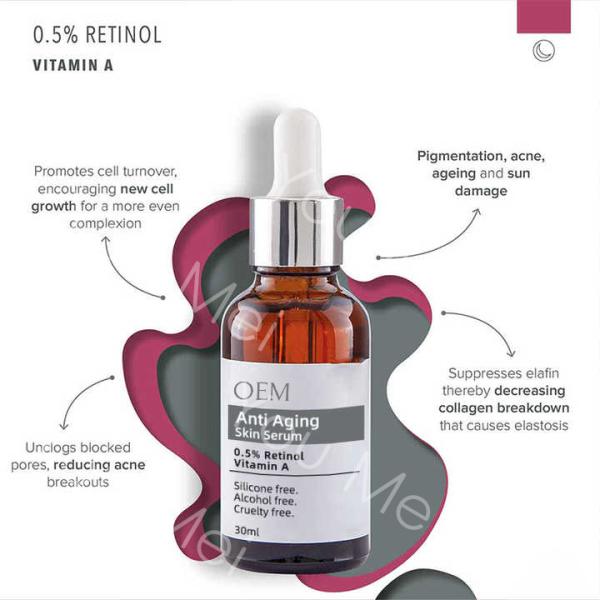Anti Wrinkle Skin Vitamin A Retinol Niacinamide Serum Products OEM