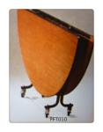 fire and water proof foldable movable round table for restaurant