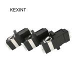 Duplex Flange Black Fiber Optic Adaptor LC SC , UPC SC Fiber Connector