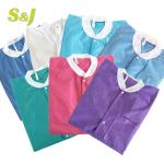 Manufacture supply Disposable SMS White Lab Coat Unisex for Hospital Laboratory