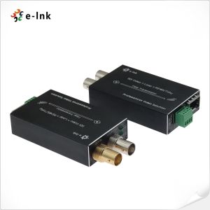 China Mini-type Fiber Converter with Tally &amp; Reverse RS485 over a HD-SDI Loop Output factory