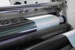 Jumbo Thermal Printing Paper Roll , Self Adhesive Glossy Paper Roll