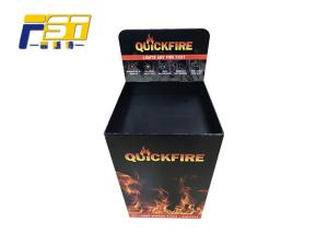 China Floor - Type Paperboard Promotional Dump Bins Glossy Lamination Sturdy Structure factory