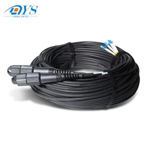 China 2 CORE BBU RRU PDLC ODLC outdoor fiber optic patch cord for CPRI / ODVA PDLC Outdoor Cable Assembly factory