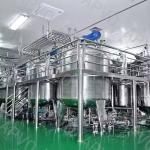 3000L Customized Dishwashing Liquid Mixer Machine With Two Tanks Bottom
