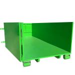 Roro Bin Hook Lift Bin Reinforced Cor Ten Steel For Agriculture Demolition