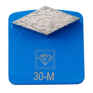 China Single Rhombus Segments Redi Lock Diamond Grinding Shoes for Husqvarna factory