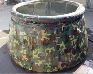China Army Drought Resistant Water Storage Bladder Tanks 30℃ ~ 70℃ Temperature Resistance factory