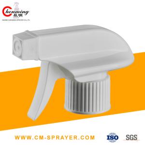 China 1.10&quot; 28mm BPF All Plastic Ratchet Trigger Sprayer Clear 9.5&quot; Dip Tube Household Cleaning factory