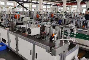 China Six Layer Fabric 20000L/Min Kn95 Nonwoven Mask Making Machine factory