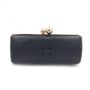 China Rectangle shape high quality gold color plastic box metal purse frame factory