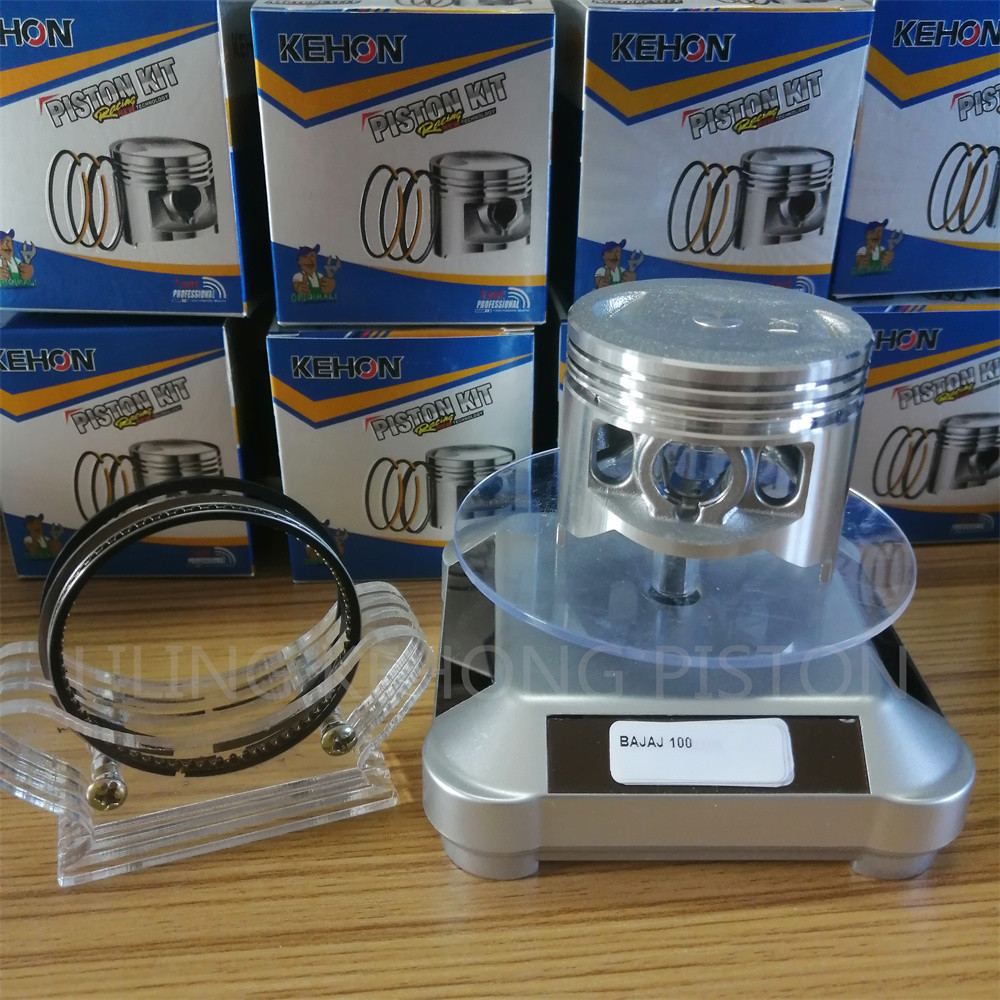 Aluminum Alloy Single Piston Ring Set For BAJAJ100 Engine 81g