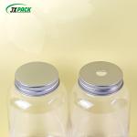 Screen Printing PET Screw Cap Water Bottles 500ML For Takeaway Milk Tea