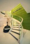 Powder Coated Cast Iron Stair Railing Handrail Fittings European art design