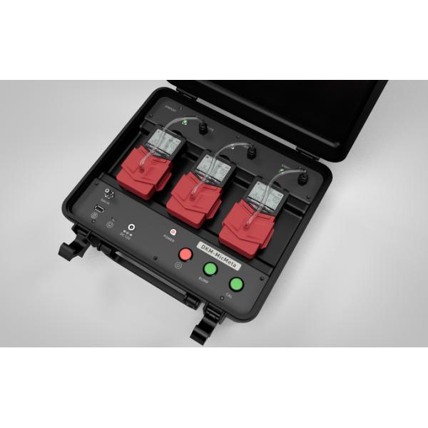 Portable Multi Gas Detector for Industrial Small Size and Light Weight Red Color