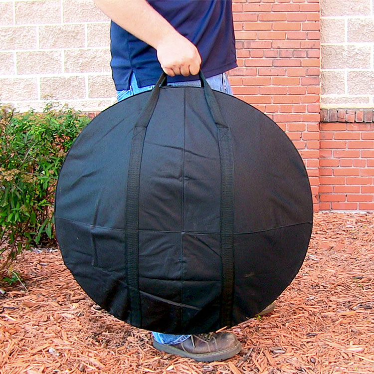 Outdoor Patio Backyard Garden Bonfire Camping Round Metal Fire Pit Bowl with Poker in Black