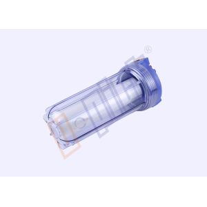 PP / CTO / UDF Common High Pressure Water Filter Housing With Transparent Shell