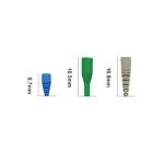 Multi Mode LC PC Fiber Connector 0.9mm Simplex / Duplex Customized Logo