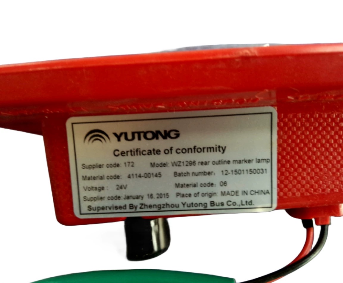 Rearview Mirror 24V Original Bus LED Rear Side Ceiling Light
