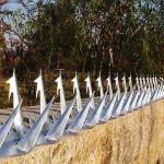 Galvanized Razor Burglar Proof Fence Security Spikes 1.3*0.36*0.11m