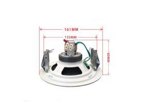 China Indoor Ceiling Powerful Portable Speakers 100V 5W Multi Room Speaker For PA System factory