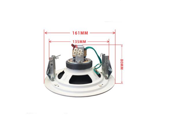 Indoor Ceiling Powerful Portable Speakers 100V 5W Multi Room Speaker For PA