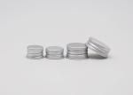 20mm Silver Aluminum Plastic Screw Cap For Pill Bottles