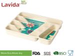 Professional Restaurant Use Bamboo Lunch Trays Non - Toxic Environmental