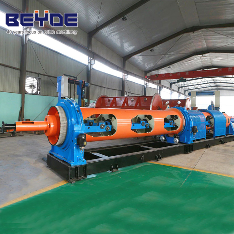 1+6 ACSR Tubular Stranding Machine With Three Big Bearing