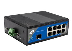 China Industrial SFP Fiber POE Switch , 10/100Mbps Single Mode Fiber Switch factory