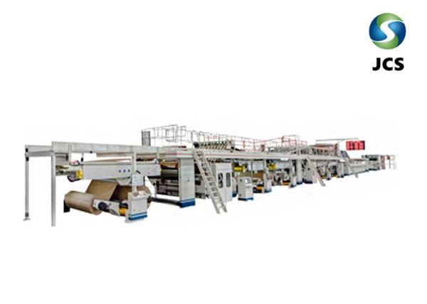 Multilayer Corrugated Box Production Line Compact Structure Pneumatic Control